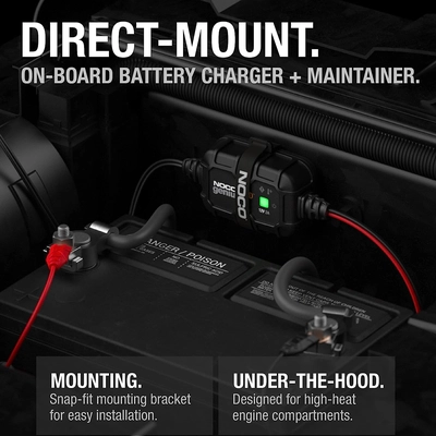 NOCO BOOST - GENIUS2D - 2 Amp, 12V, Onboard Universal Battery Charger pa6