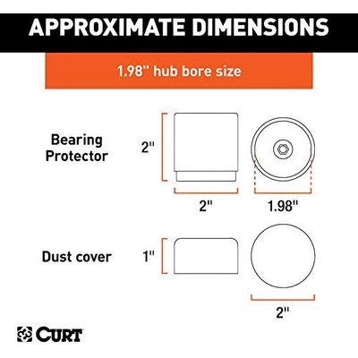 Bearing Protectors by CURT MANUFACTURING - 22198 pa6