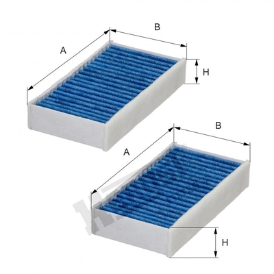 HENGST FILTER - E3934LB2 - Biofunctional Cabin Filter pa1