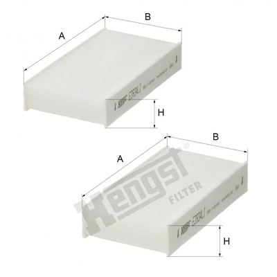 HENGST FILTER - E3934LI2 - Cabin Air Pollen Filter pa2