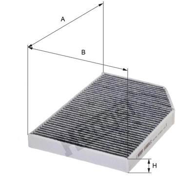 HENGST FILTER - E4980LC - Cabin Air Carbon Filter pa2