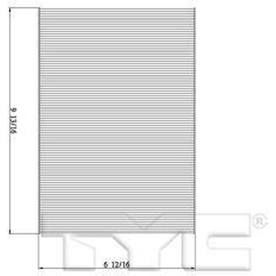 Cabin Air Filter by TYC - 800135P pa9