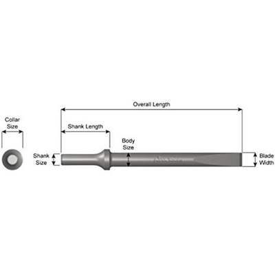 Chisel Set by AJAX TOOLS - A910-1/2 pa1