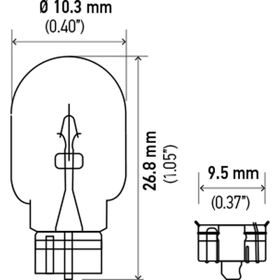 Clock Light (Pack of 10) by HELLA - 168 pa1