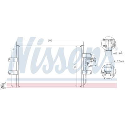 Condenseur by NISSENS - 94522 pa1