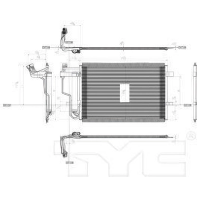 Condenseur by TYC - 3866 pa8