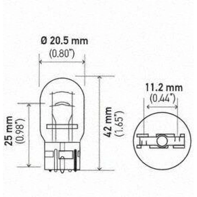 Daytime Running Light (Pack of 10) by HELLA - 7443 pa10