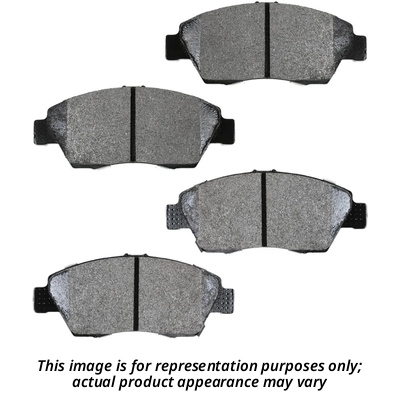 Front Hybrid Pads by DYNAMIC FRICTION COMPANY - 4000-1592-00 2