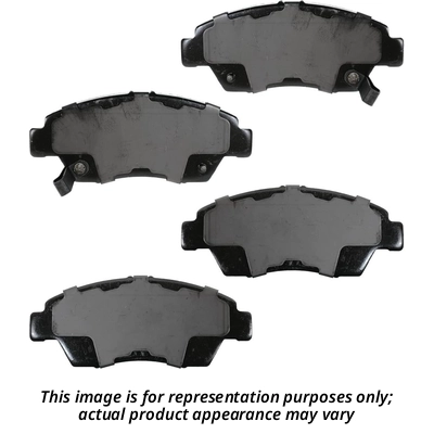 Front Hybrid Pads by DYNAMIC FRICTION COMPANY - 4000-1592-00 3