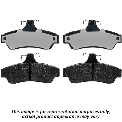 Rear Hybrid Pads by DYNAMIC FRICTION COMPANY - 4000-1317-00 3