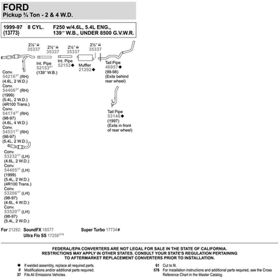 Direct Fit Converter by WALKER - 53206 pa5