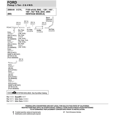 Direct Fit Converter by WALKER - 53829 pa4