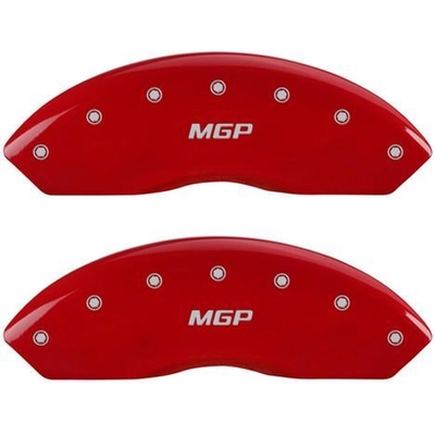 Disc Brake Caliper Cover by MGP CALIPER COVERS - 11216SMGPRD pa1