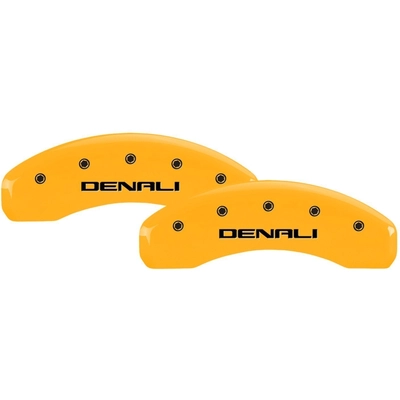 MGP CALIPER COVERS - 34219SDNLYL - Gloss Yellow Caliper Covers with Denali Engraving pa1