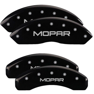 Disc Brake Caliper Cover by MGP CALIPER COVERS - 42014SMOPBK pa5