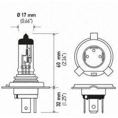 Dual Beam Headlight by HELLA - 9003-2.0TB pa32