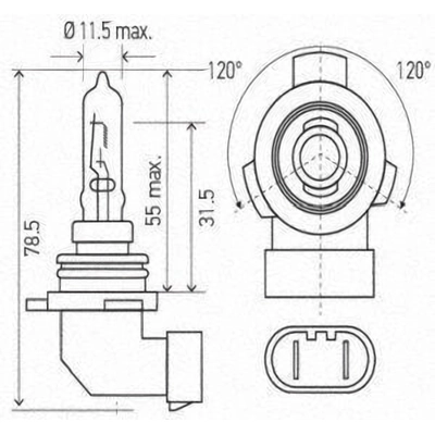 HELLA - 9012LL - Dual Beam Headlight pa9