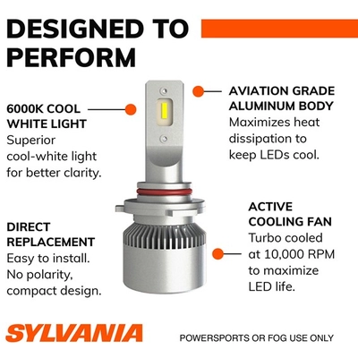 SYLVANIA - 9005SL.BX2 - Fog Light Bulb pa2