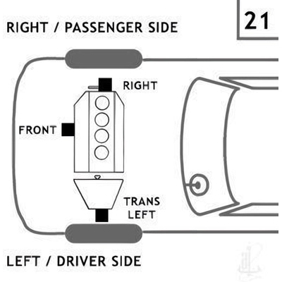 Engine Mount Front by ANCHOR - 10099 pa5