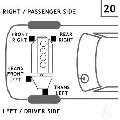 Engine Mount Front by ANCHOR - 8967 pa11