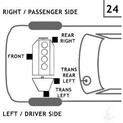 Engine Mount Rear Right by UNI-SELECT/PRO-SELECT/PRO-IMPORT - 8616 pa11