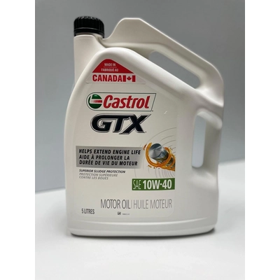 CASTROL - 000123A - Conventional Engine Oil GTX 10W40 , 5L pa4