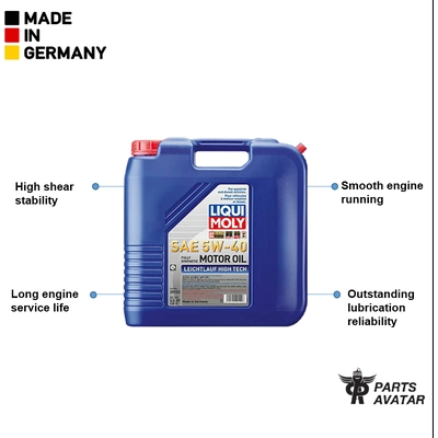 5W-40 Leichtlauf  High Tech 20L -  Liqui Moly Synthetic Engine Oil  20122 pa2