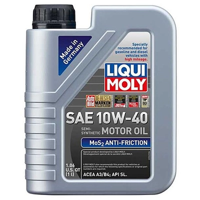 10W40 MoS2 Anti-Friction Engine Oil 1L- Liqui Moly LM2042 pa2