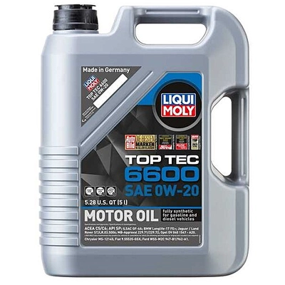 0W20 Top Tec 6600 5L - Liqui Moly Synthetic Huile moteur 22046 pa5