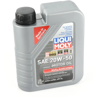 20W-50 MoS2 Antifriction 1L- Liqui Moly Synthetic Engine Oil 22070 pa1