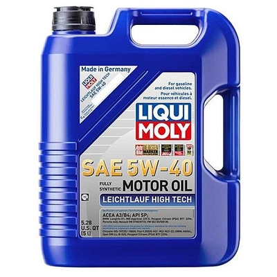 LIQUI MOLY - 2332 - 5W40 Leichtlauf High Tech 5L - Liqui Moly Synthetic Huile moteur pa1