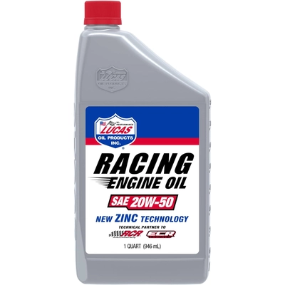 Lucas Oil - 10620 - Racing Only Motor Oil - SAE 20W-50 - 1 Quart pa1