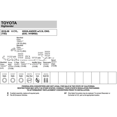 Exhaust Manifold And Converter Assembly by WALKER - 16661 pa2