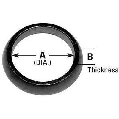 Exhaust Pipe Flange Gasket by AP EXHAUST - 9082 pa2