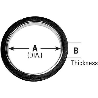 Exhaust Pipe Flange Gasket by AP EXHAUST - 9100 pa1