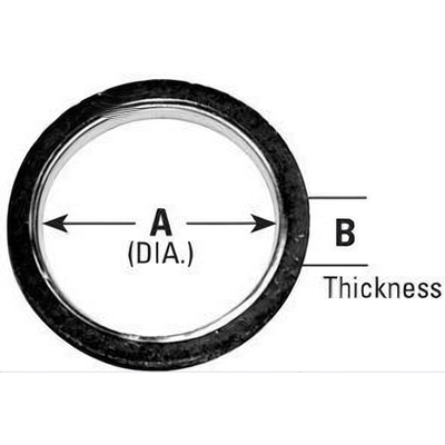 Exhaust Pipe Flange Gasket by AP EXHAUST - 9100 pa2