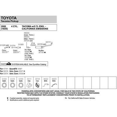 WALKER USA - 53399 - Exhaust Pipe pa4