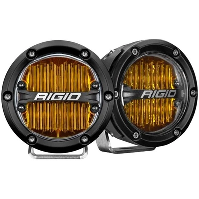 RIGID INDUSTRIES - 36121 - Round Fog Beam Amber LED Lights pa2