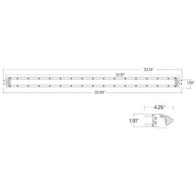 RIGID INDUSTRIES - 930414 - Driving Beam LED Light Bar pa2