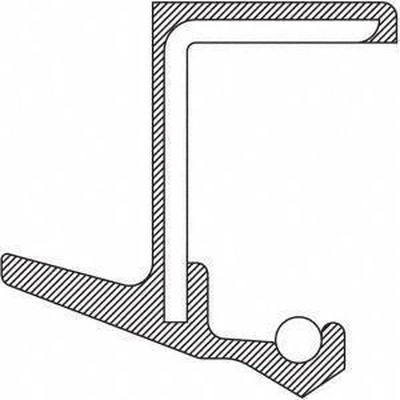 Joint d'essieu avant by NATIONAL OIL SEALS - 710202 pa2