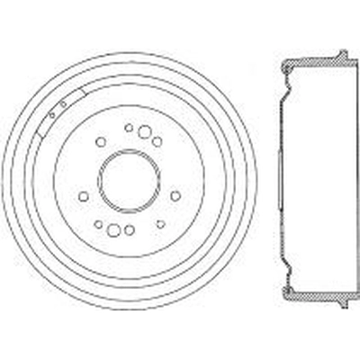 Front Brake Drum by CENTRIC PARTS - 123.62001 pa1