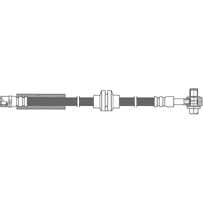 Flexible de frein avant by CENTRIC PARTS - 150.38009 pa1