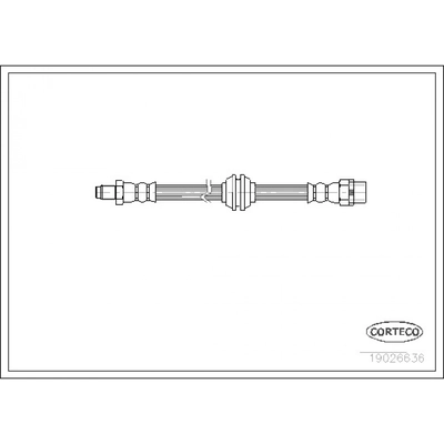 CORTECO - 19026636 - Brake Hose pa2