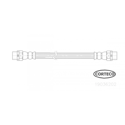 CORTECO - 19036202 - Brake Hose pa2