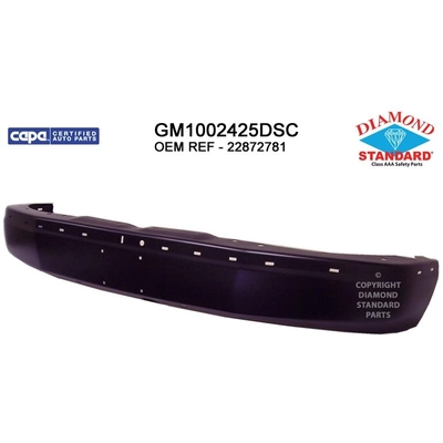 Front Bumper Face Bar - GM1002425DSC pa1