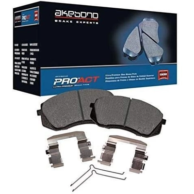 Front Ceramic Pads by AKEBONO - ACT1056 pa10