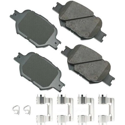 Front Ceramic Pads by AKEBONO - ACT817A pa10