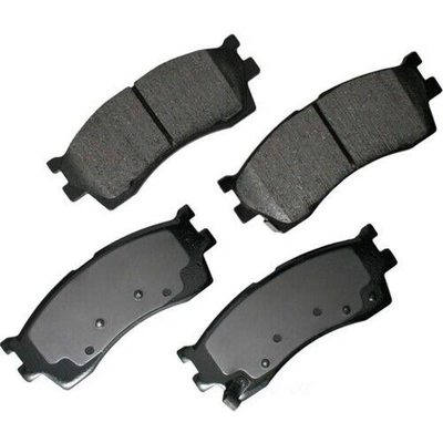 Front Ceramic Pads by AKEBONO - ACT889 pa12