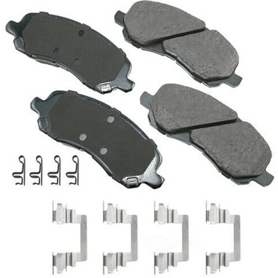 Front Ceramic Pads by AKEBONO - ASP866A pa9