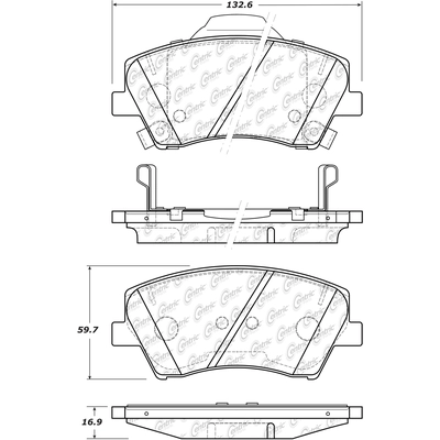 CENTRIC PARTS - 103.19120 - Front Ceramic Pads pa4